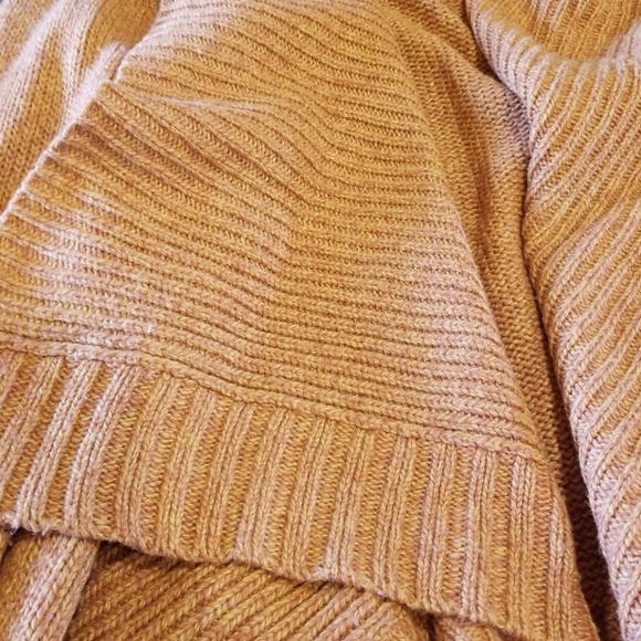 Merona heathered orange no button cardigan XL - Picture 4 of 7